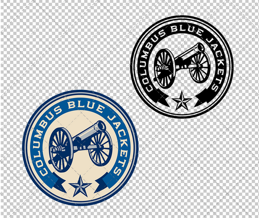 Columbus Blue Jackets Alternate 2010, Svg, Dxf, Eps, Png - SvgShopArt