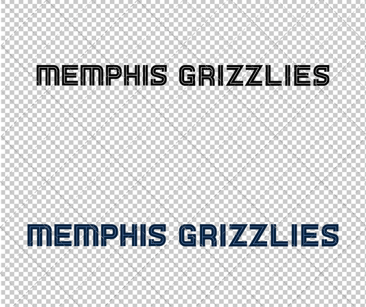 Memphis Grizzlies Wordmark 2018 003, Svg, Dxf, Eps, Png - SvgShopArt