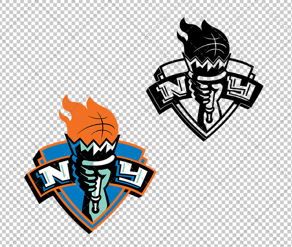 New York Liberty Alternate 1997, Svg, Dxf, Eps, Png - SvgShopArt