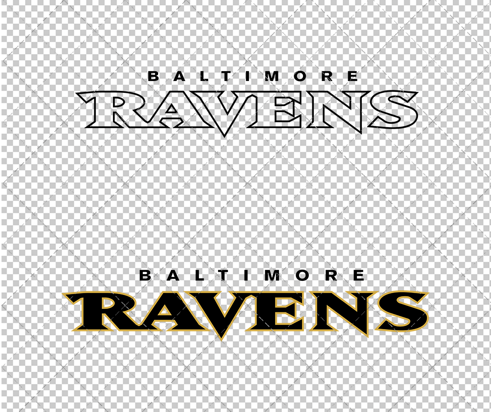 Baltimore Ravens Wordmark 1999, Svg, Dxf, Eps, Png - SvgShopArt