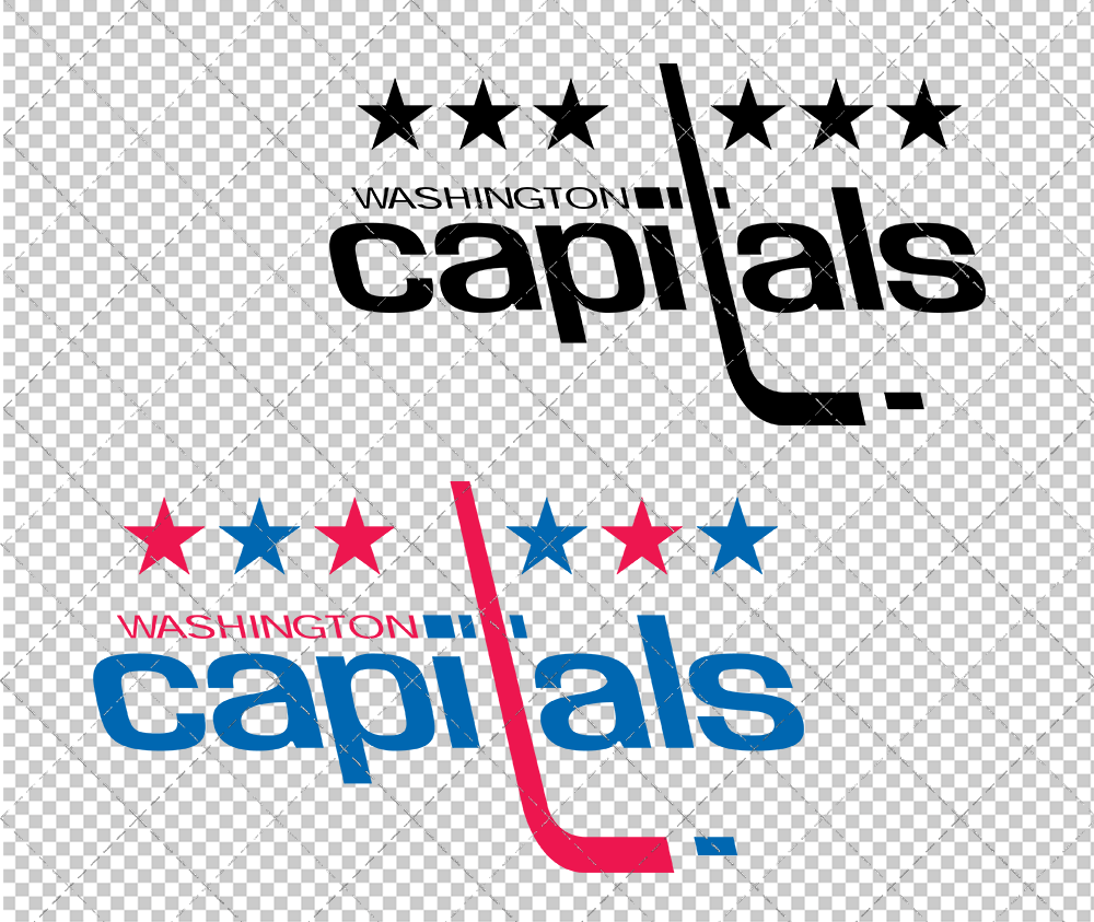 Washington Capitals Jersey 1985, Svg, Dxf, Eps, Png - SvgShopArt