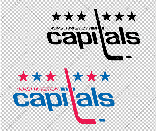 Washington Capitals Jersey 1985, Svg, Dxf, Eps, Png - SvgShopArt