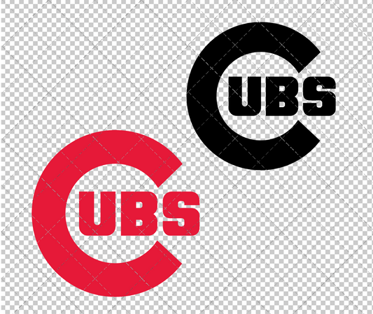 Chicago Cubs Alternate 1964, Svg, Dxf, Eps, Png - SvgShopArt