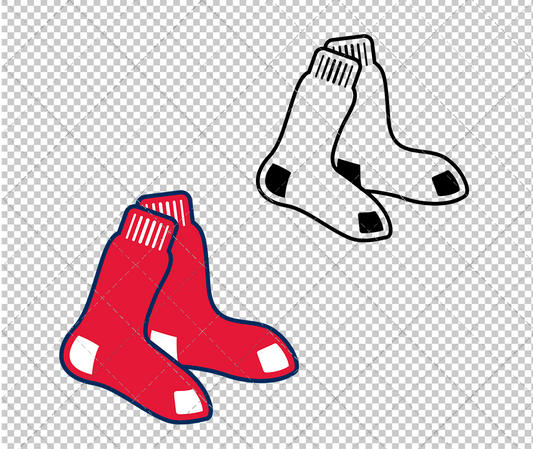 Boston Red Sox Alternate 2009 002, Svg, Dxf, Eps, Png - SvgShopArt