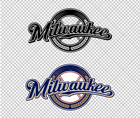 Milwaukee Brewers Alternate 2000 003, Svg, Dxf, Eps, Png - SvgShopArt