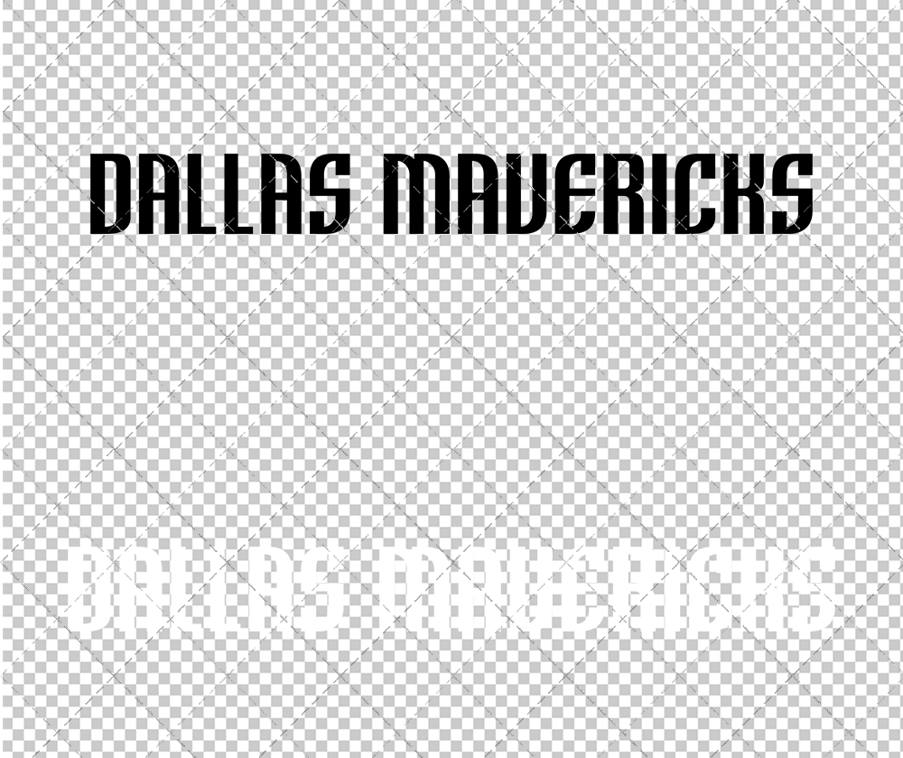Dallas Mavericks Wordmark 2001 002, Svg, Dxf, Eps, Png - SvgShopArt