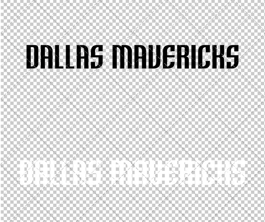 Dallas Mavericks Wordmark 2001 002, Svg, Dxf, Eps, Png - SvgShopArt
