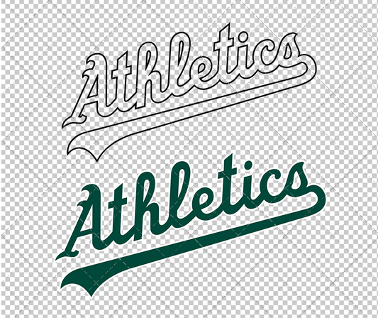 Oakland Athletics Jersey 2000, Svg, Dxf, Eps, Png - SvgShopArt