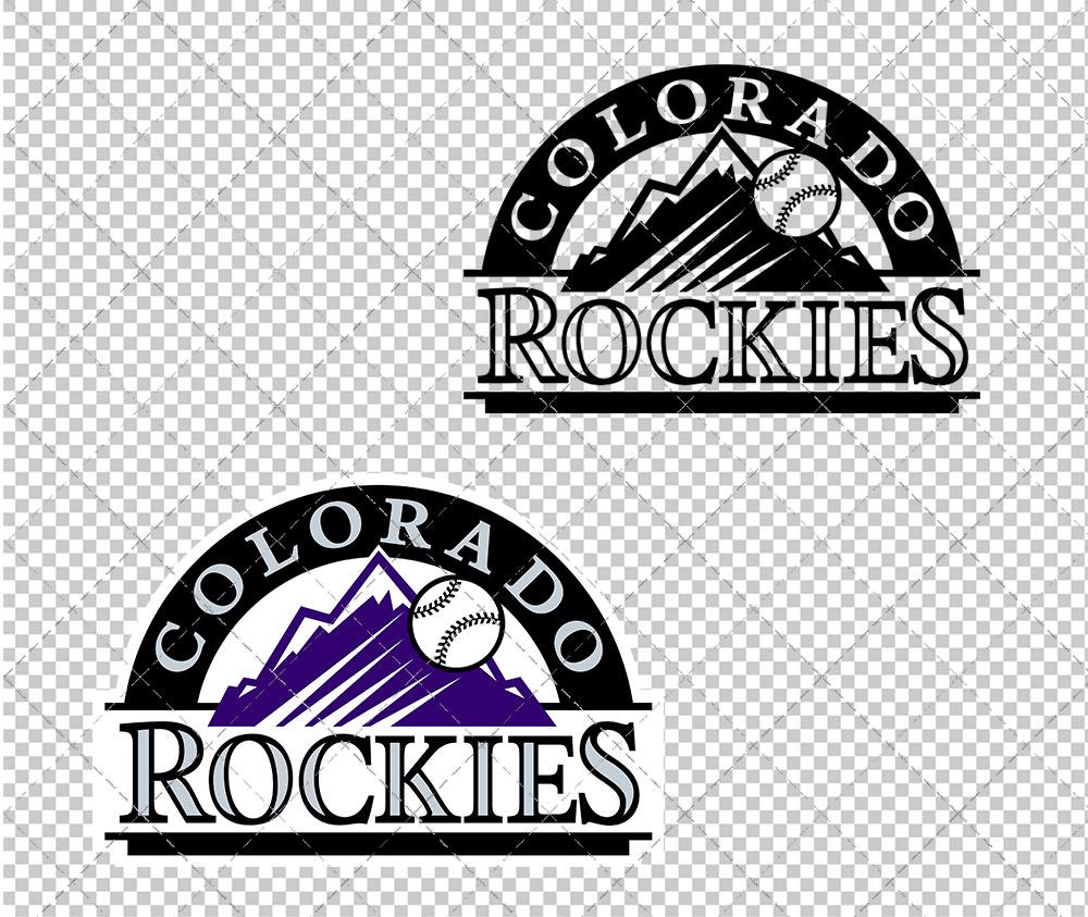 Colorado Rockies Alternate 2017, Svg, Dxf, Eps, Png - SvgShopArt