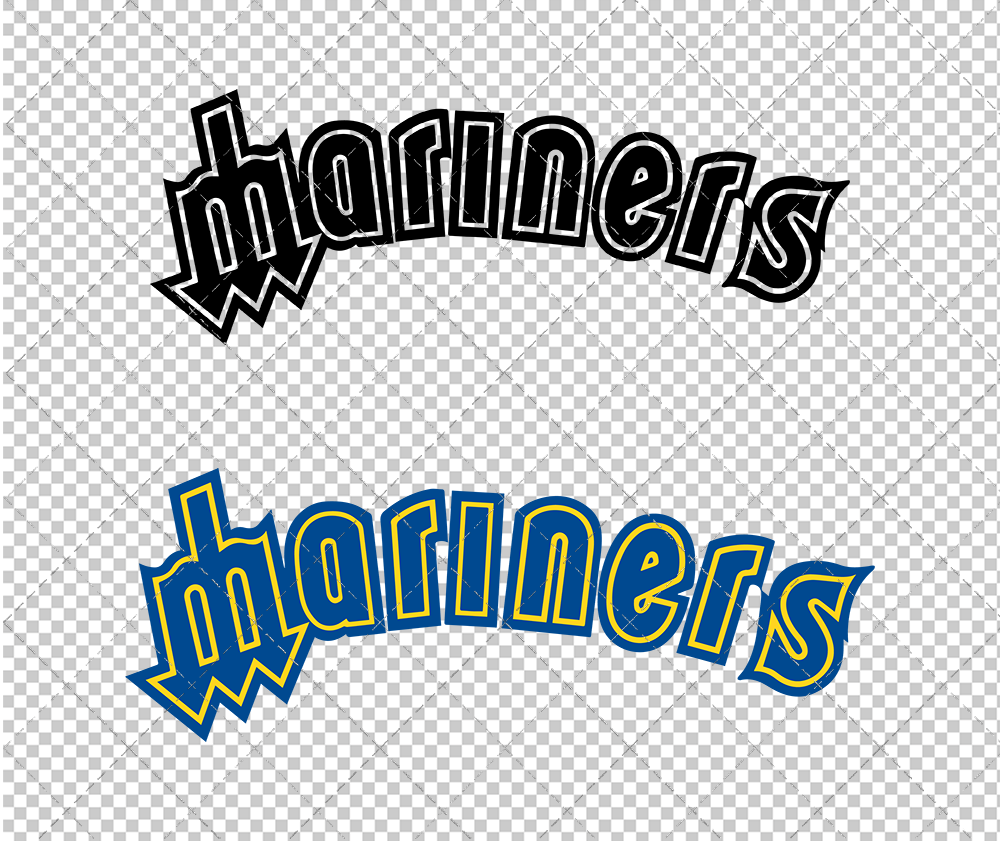 Seattle Mariners Jersey 1981, Svg, Dxf, Eps, Png - SvgShopArt