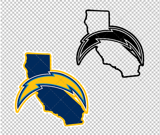 Los Angeles Chargers Concept 2017 003, Svg, Dxf, Eps, Png - SvgShopArt