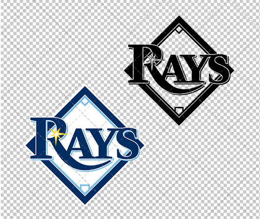 Tampa Bay Rays 2008, Svg, Dxf, Eps, Png - SvgShopArt