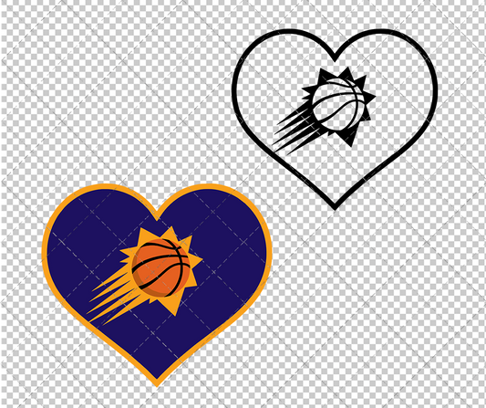 Phoenix Suns Concept 2013, Svg, Dxf, Eps, Png - SvgShopArt