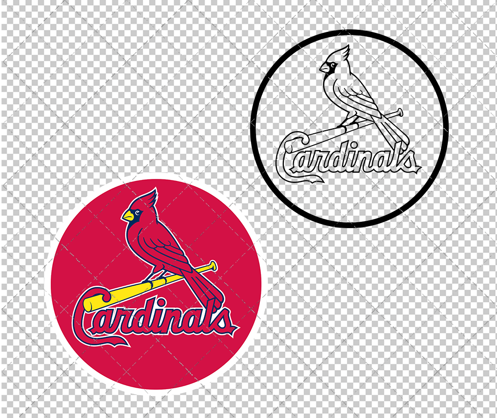 St. Louis Cardinals Concept 1999 005, Svg, Dxf, Eps, Png - SvgShopArt