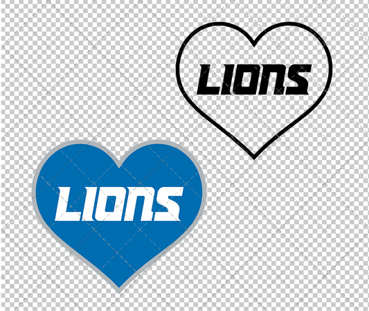 Detroit Lions Concept 2017 002, Svg, Dxf, Eps, Png - SvgShopArt