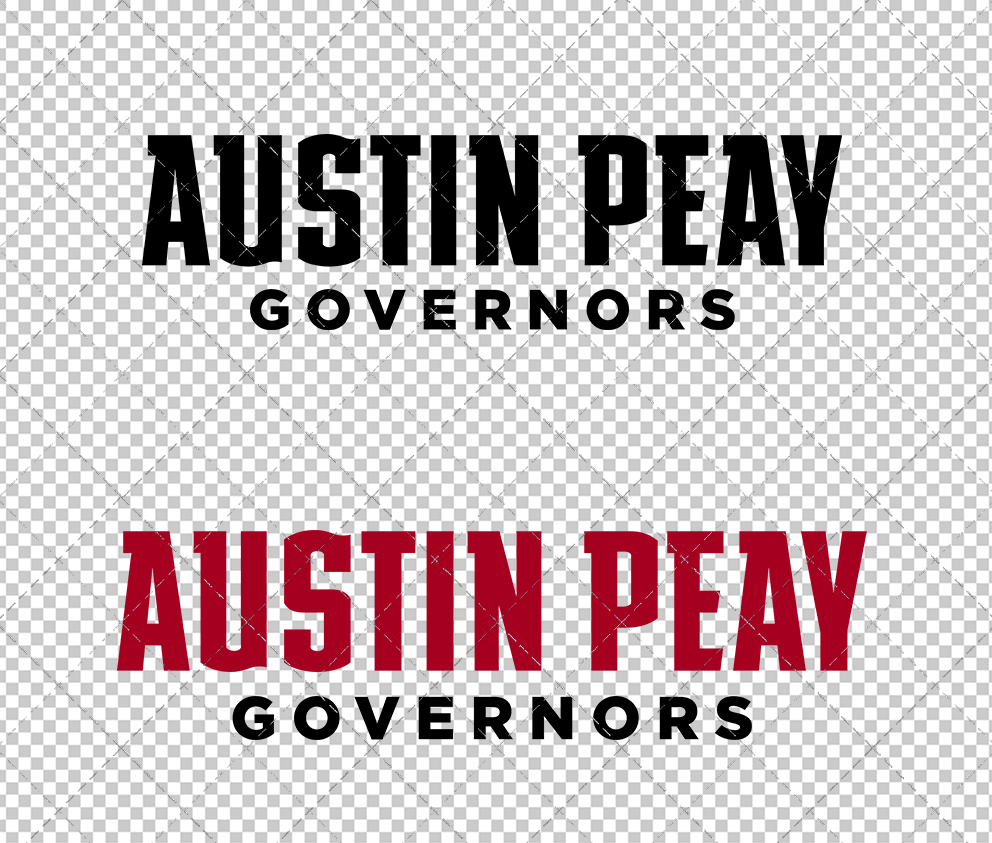 Austin Peay Governors Wordmark 2014, Svg, Dxf, Eps, Png - SvgShopArt