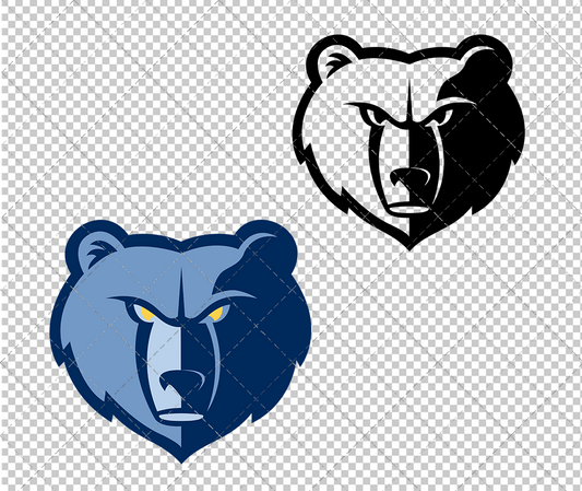 Memphis Grizzlies Alternate 2004, Svg, Dxf, Eps, Png - SvgShopArt