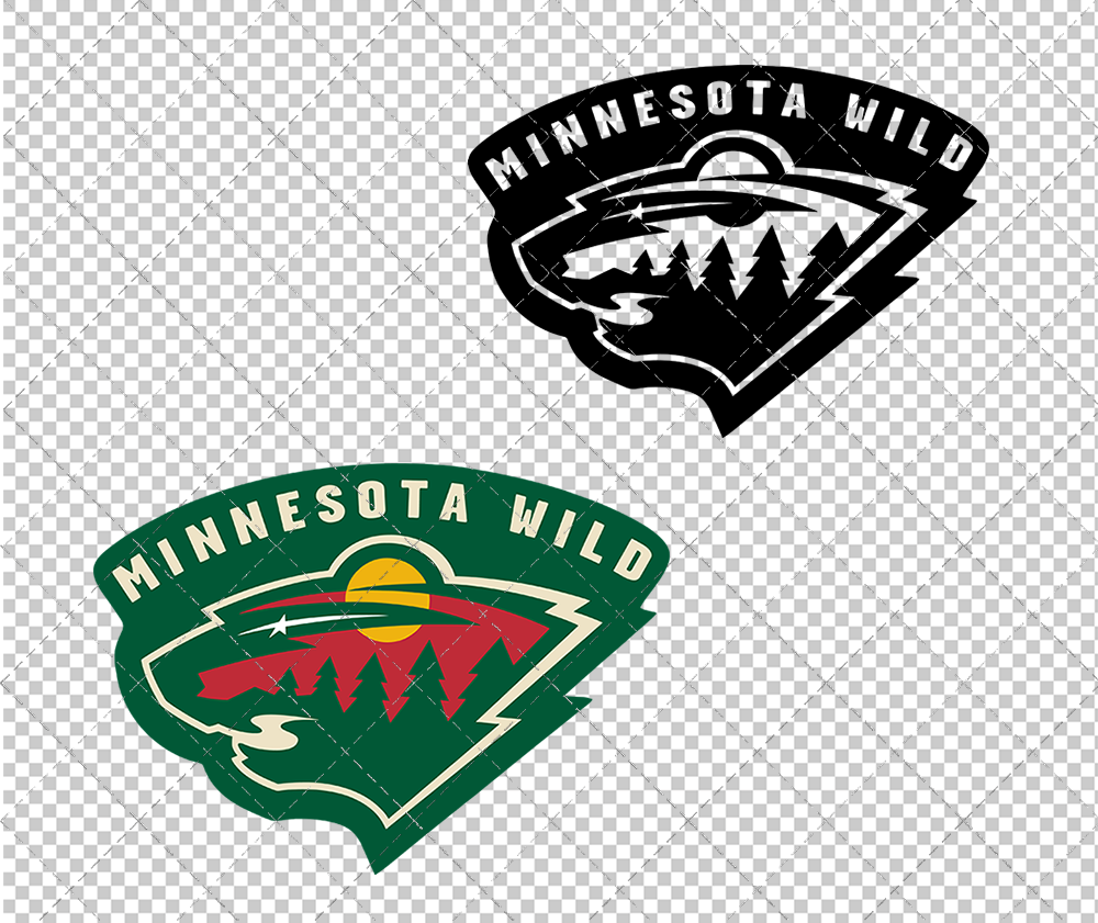 Minnesota Wild Concept 2000, Svg, Dxf, Eps, Png - SvgShopArt