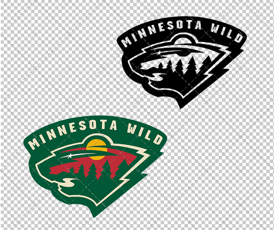 Minnesota Wild Concept 2000, Svg, Dxf, Eps, Png - SvgShopArt