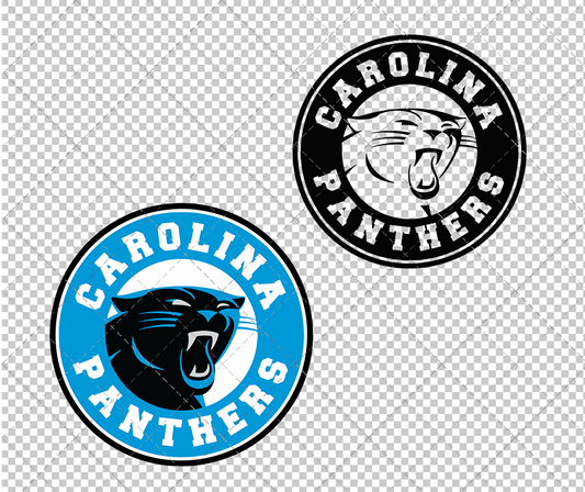 Carolina Panthers Circle 2012 004, Svg, Dxf, Eps, Png - SvgShopArt