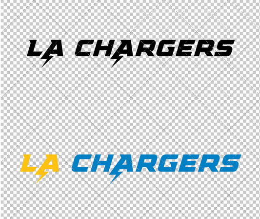 Los Angeles Chargers Wordmark 2020 003, Svg, Dxf, Eps, Png - SvgShopArt