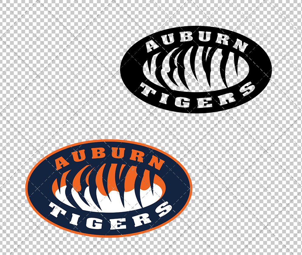 Auburn Tigers Alternate 1997, Svg, Dxf, Eps, Png - SvgShopArt