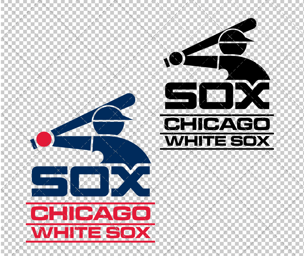 Chicago White Sox 1982, Svg, Dxf, Eps, Png - SvgShopArt