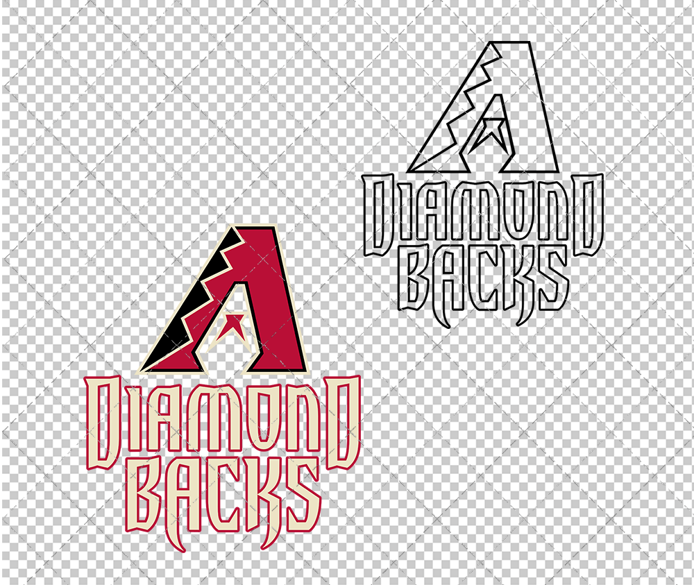 Arizona Diamondbacks Secondary 2008, Svg, Dxf, Eps, Png - SvgShopArt