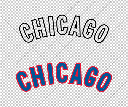 Chicago Cubs Jersey 1958, Svg, Dxf, Eps, Png - SvgShopArt