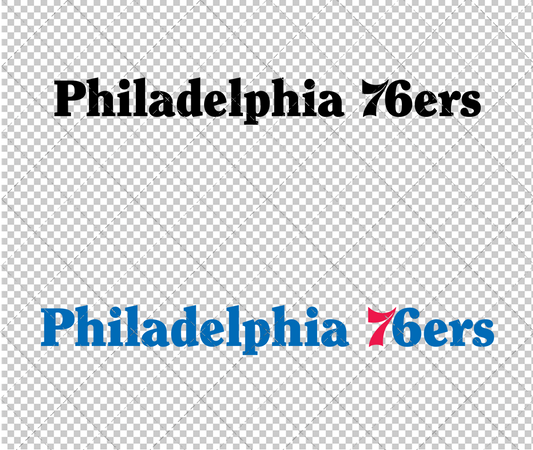 Philadelphia 76ers Wordmark 2009, Svg, Dxf, Eps, Png - SvgShopArt