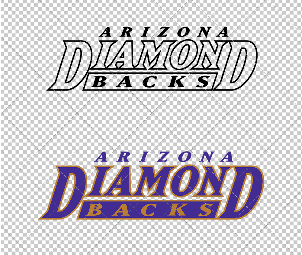 Arizona Diamondbacks Wordmark 1998, Svg, Dxf, Eps, Png - SvgShopArt