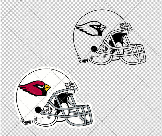 Arizona Cardinals Helmet 2005 002, Svg, Dxf, Eps, Png - SvgShopArt