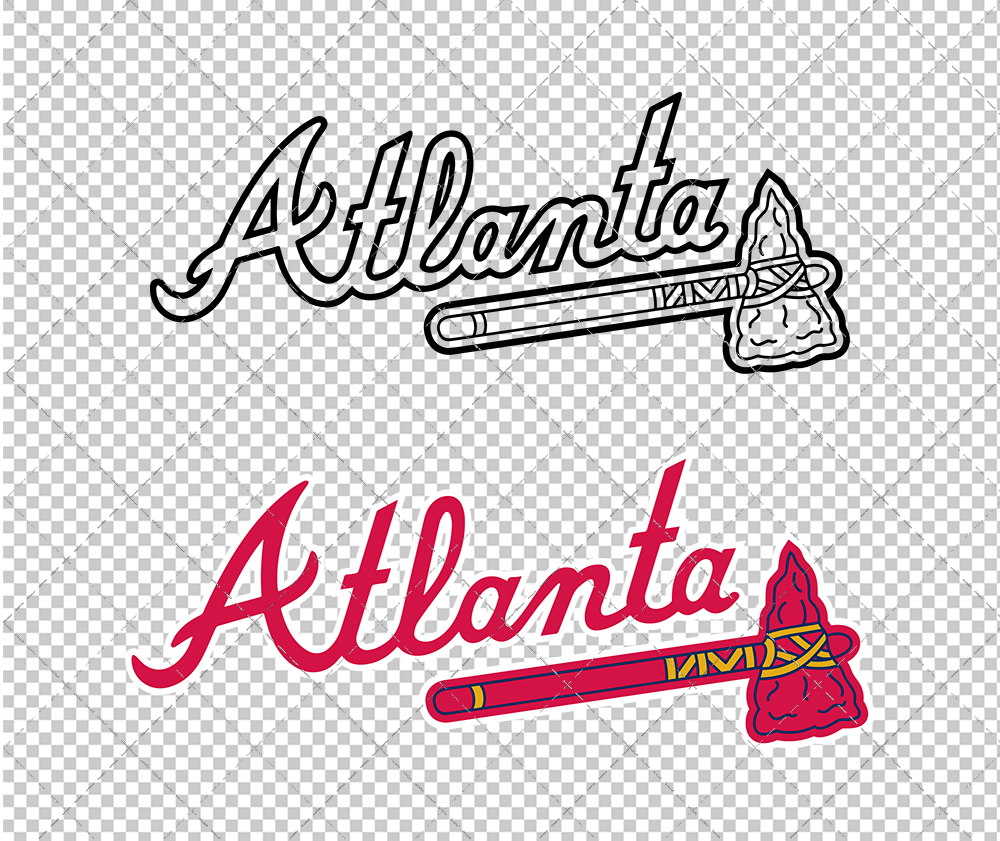 Atlanta Braves Jersey 2019 002, Svg, Dxf, Eps, Png - SvgShopArt