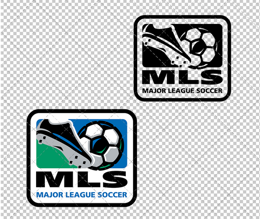 MLS Logo 2000, Svg, Dxf, Eps, Png - SvgShopArt