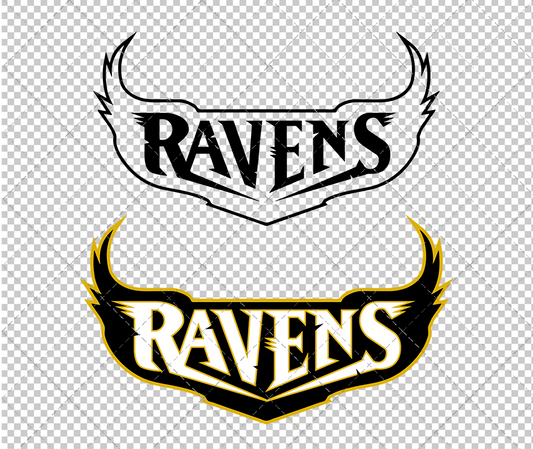 Baltimore Ravens Wordmark 1996 004, Svg, Dxf, Eps, Png - SvgShopArt