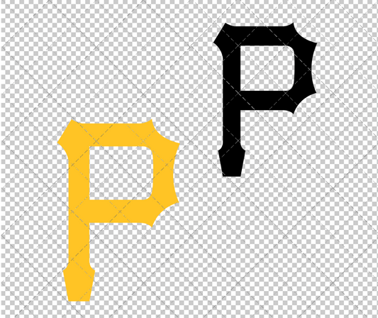 Pittsburgh Pirates Cap 1948, Svg, Dxf, Eps, Png - SvgShopArt