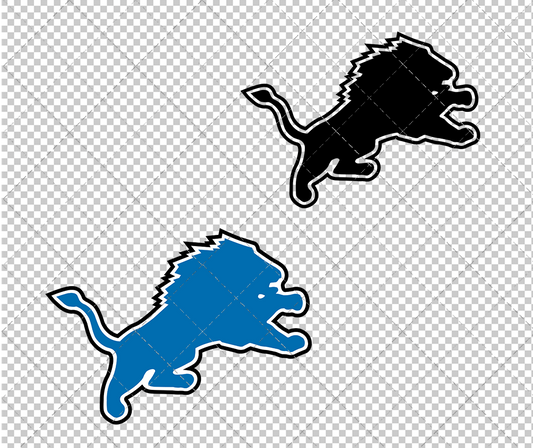 Detroit Lions 2003, Svg, Dxf, Eps, Png - SvgShopArt