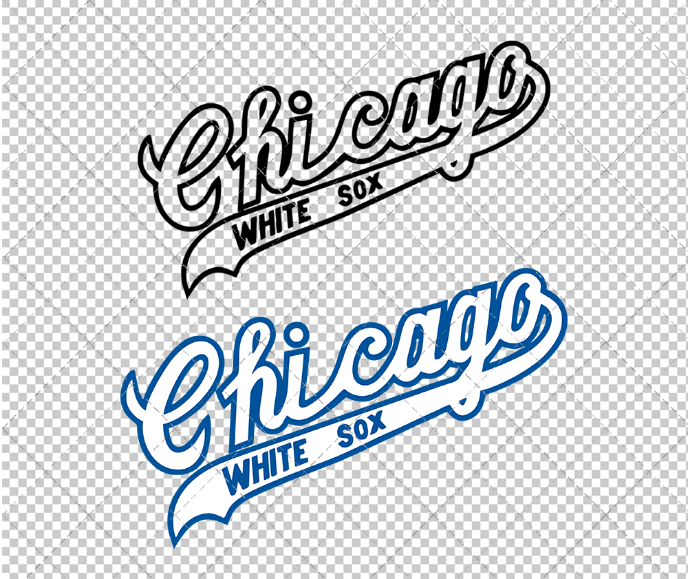 Chicago White Sox Jersey 1969, Svg, Dxf, Eps, Png - SvgShopArt