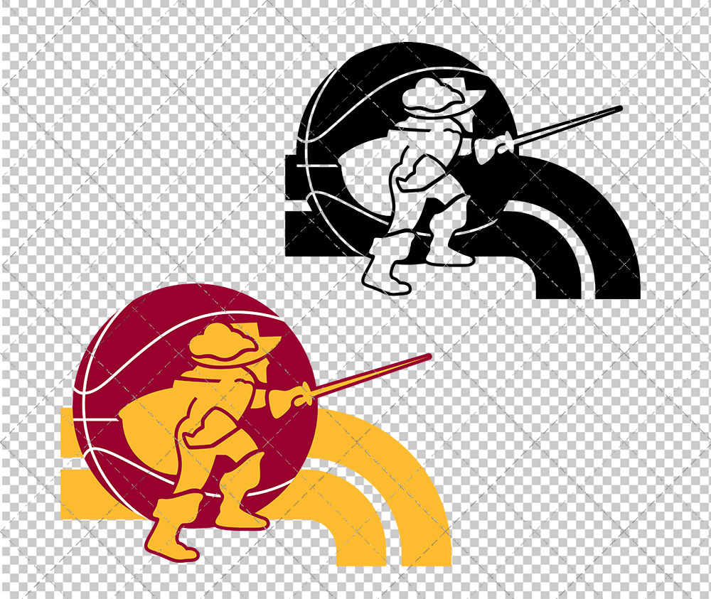 Cleveland Cavaliers Alternate 1974, Svg, Dxf, Eps, Png - SvgShopArt