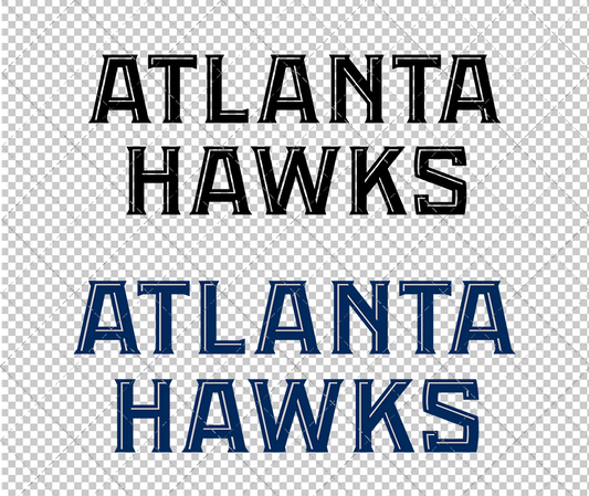 Atlanta Hawks Wordmark 2007, Svg, Dxf, Eps, Png - SvgShopArt