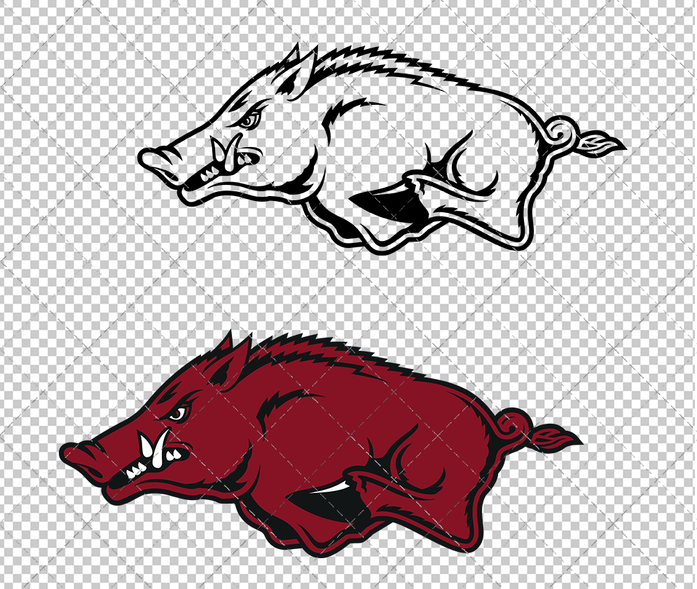 Arkansas Razorbacks Alternate 2014, Svg, Dxf, Eps, Png - SvgShopArt