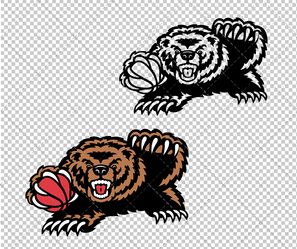 Memphis Grizzlies Alternate 2001 002, Svg, Dxf, Eps, Png - SvgShopArt