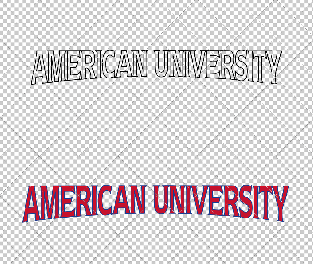 American Eagles Wordmark 2006 006, Svg, Dxf, Eps, Png - SvgShopArt