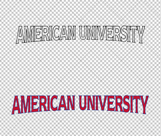 American Eagles Wordmark 2006 006, Svg, Dxf, Eps, Png - SvgShopArt