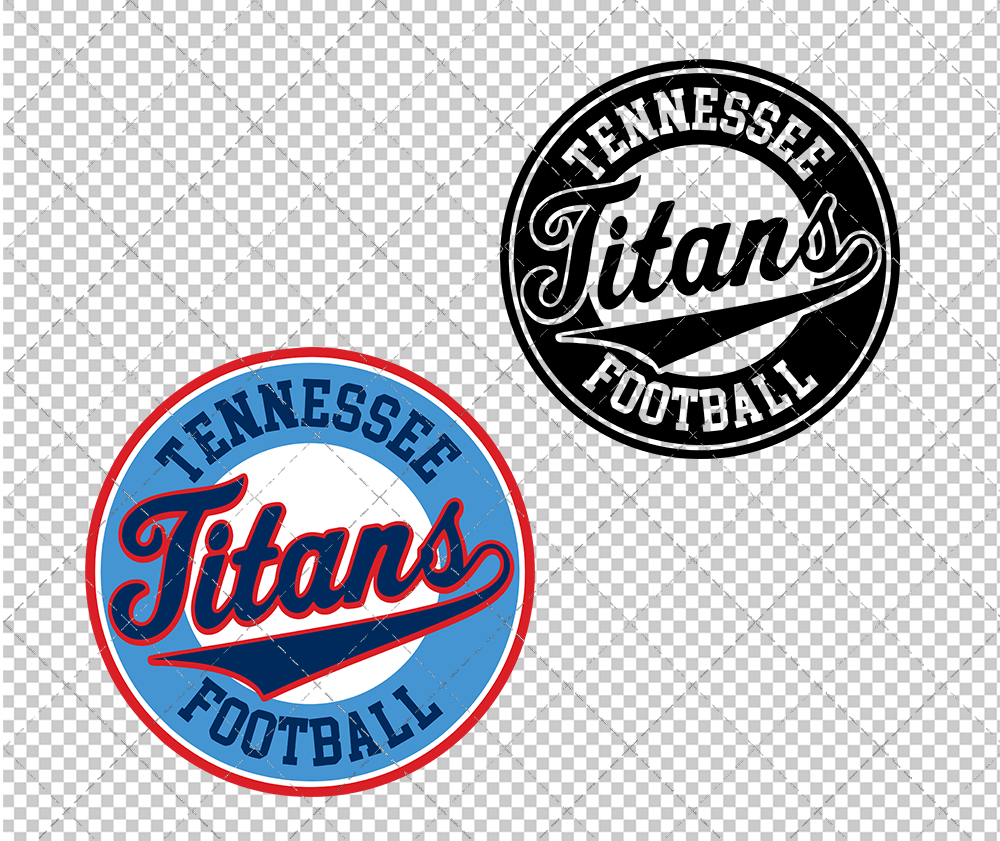 Tennessee Titans Circle 1999 004, Svg, Dxf, Eps, Png - SvgShopArt