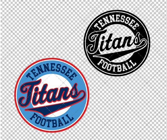 Tennessee Titans Circle 1999 004, Svg, Dxf, Eps, Png - SvgShopArt