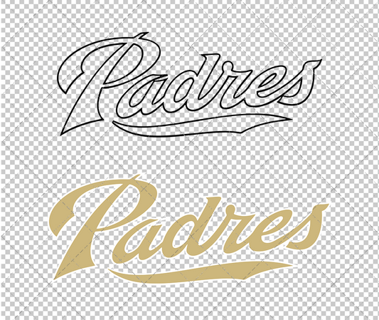 San Diego Padres Jersey 2004, Svg, Dxf, Eps, Png - SvgShopArt