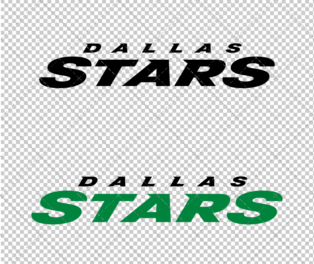 Dallas Stars Wordmark 2021, Svg, Dxf, Eps, Png - SvgShopArt