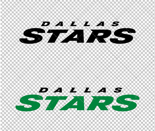 Dallas Stars Wordmark 2021, Svg, Dxf, Eps, Png - SvgShopArt