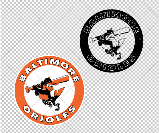 Baltimore Orioles 1970, Svg, Dxf, Eps, Png - SvgShopArt